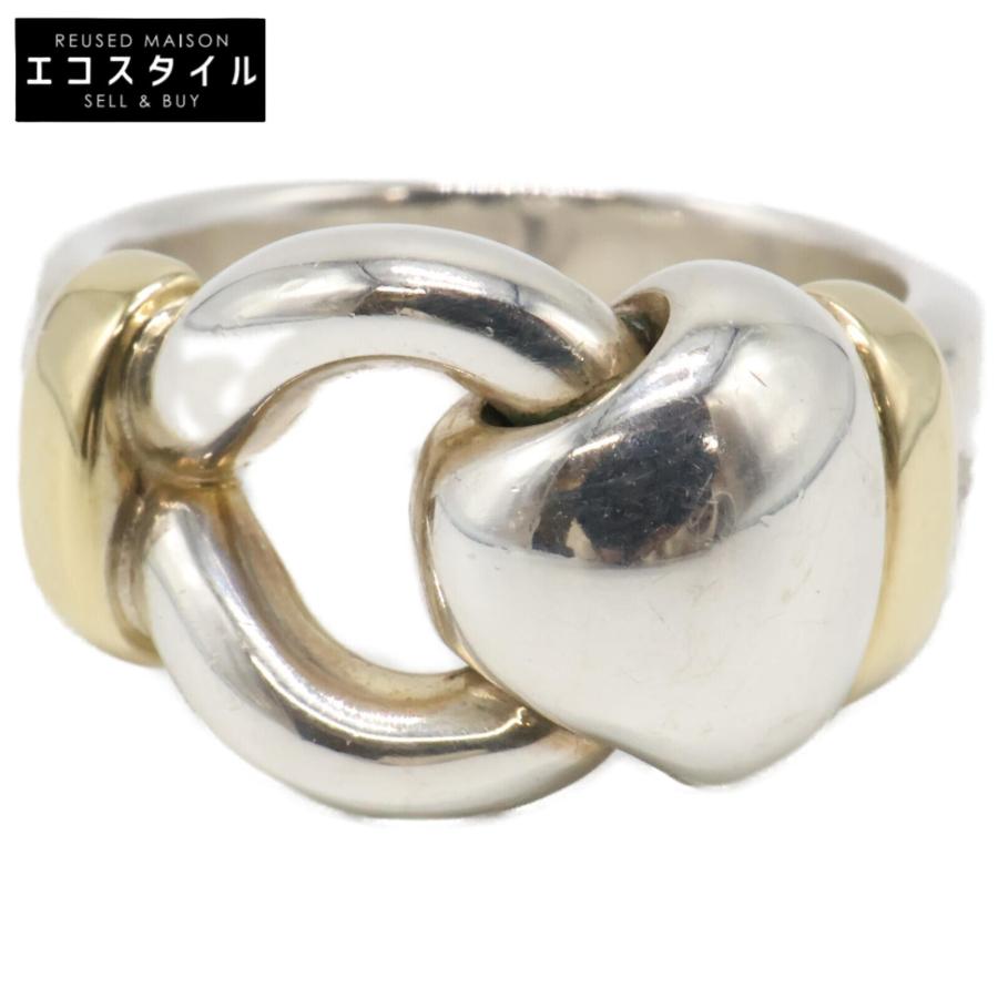 TIFFANY&Co.（ティファニー） 美品 925 750 ワイドノット リング 指輪
