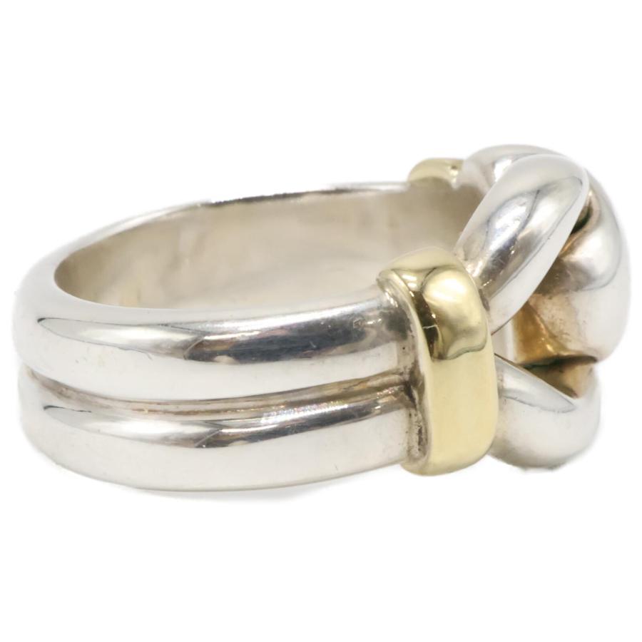 TIFFANY&Co.（ティファニー） 美品 925 750 ワイドノット リング 指輪