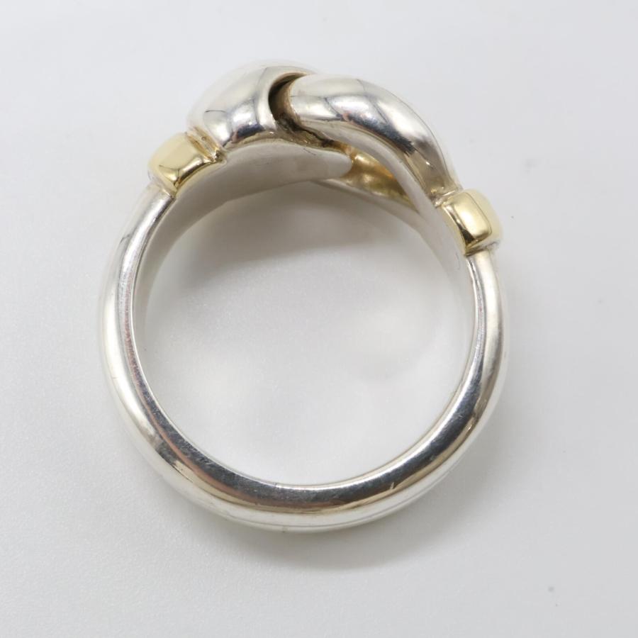 TIFFANY&Co.（ティファニー） 美品 925 750 ワイドノット リング 指輪