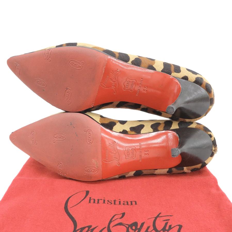 Christian Louboutin（クリスチャンルブタン） レオパード柄 ハラコ