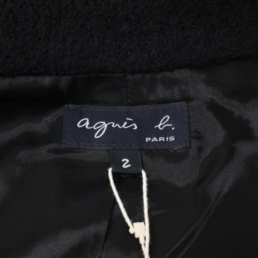 agnes b.（アニエスベー） agnes b H220 JIG4 ブラック スタンドカラー