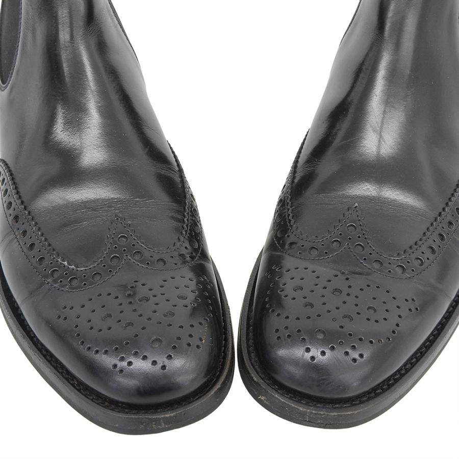 Church's チャーチ KETSBY サイドゴアタイプ ウィングチップ ショートブーツ シューズ レディース 黒 ブラック 36 1/2
