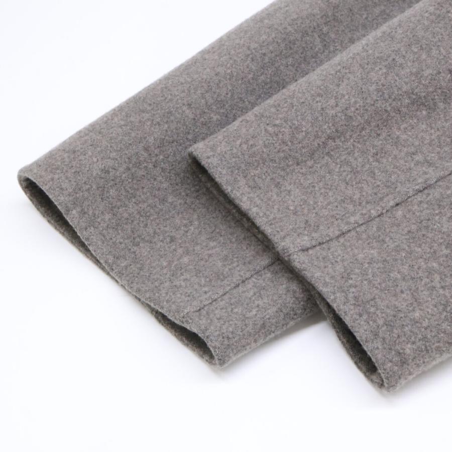 GALERIE VIE ギャルリーヴィー グレー ウールカシミヤメルトン バル