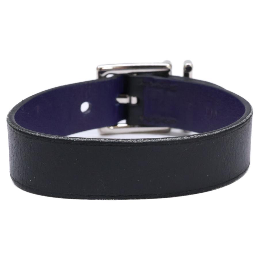 HERMES レザーブレスレット　リバーシブル HERMES エルメス ネイサン リバーシブル C刻印 レザー ブレスレット T4