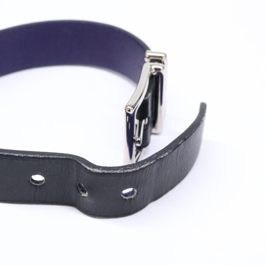 HERMES レザーブレスレット　リバーシブル HERMES エルメス ネイサン リバーシブル C刻印 レザー ブレスレット T4