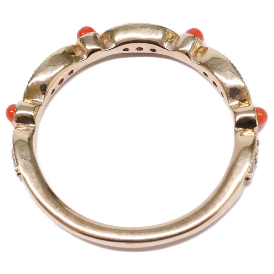 PARCELLE JEWELRY パーセルジュエリー K9 D0.16ct 血赤珊瑚 ミル
