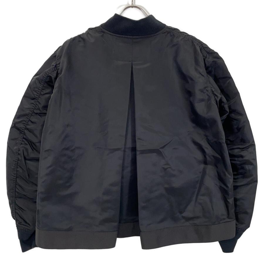 sacai（サカイ） SCW-065 ブラック ナイロン MA-1 ブラック 1
