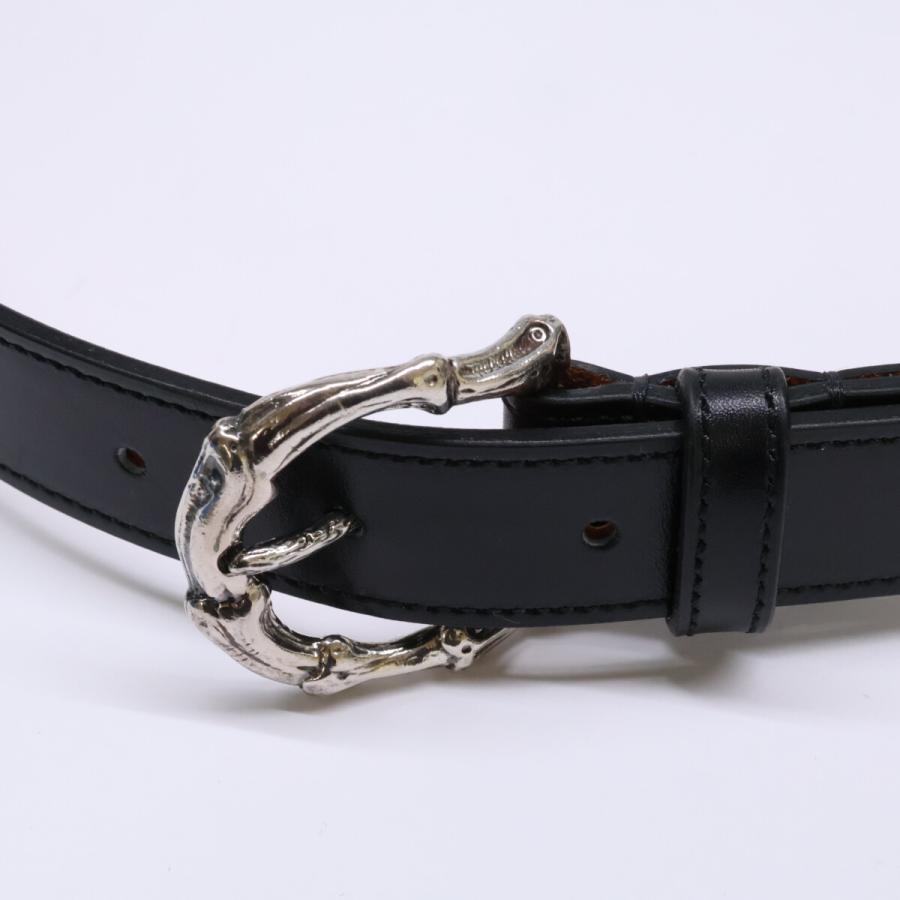 小物 rosaria product Bamboo Buckle Belt black 新品同様 Rosaria Product. ロザリアプロダクト Sterling Silver