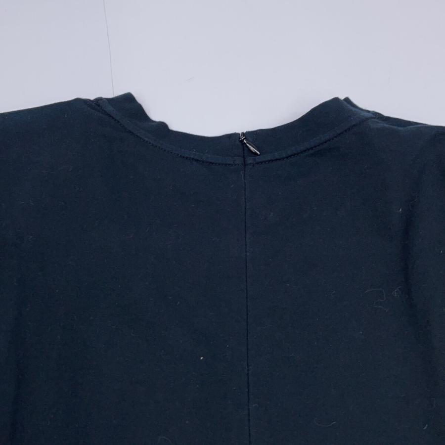 BALMAIN バルマン ブラック BKUXV001 ラインストーンロゴ 半袖Tシャツ ブラック 140 トップス コットン キッズ 中古_5