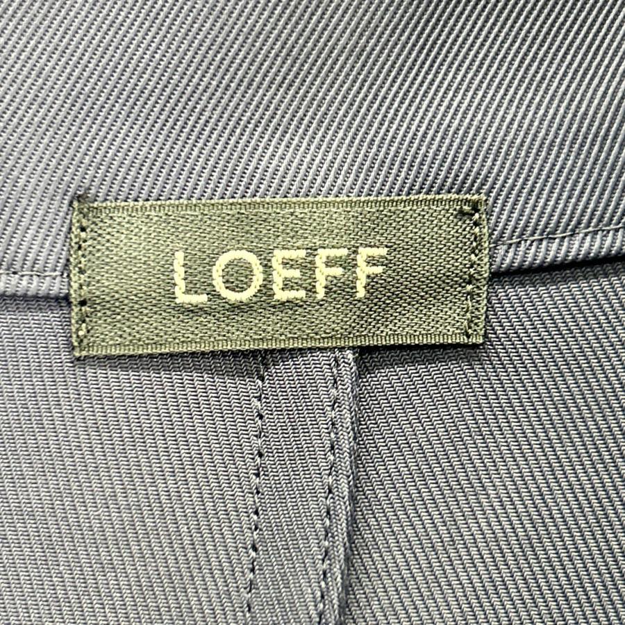 LOEFF ロエフ 23年 8826ー0234ー00086 ネイビー シャツワンピース ネイビー 0 ワンピース アセテート レディース 中古_3