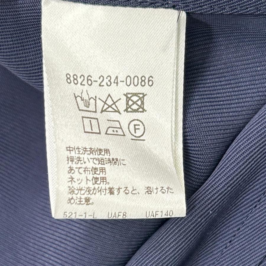 LOEFF ロエフ 23年 8826ー0234ー00086 ネイビー シャツワンピース ネイビー 0 ワンピース アセテート レディース 中古_4