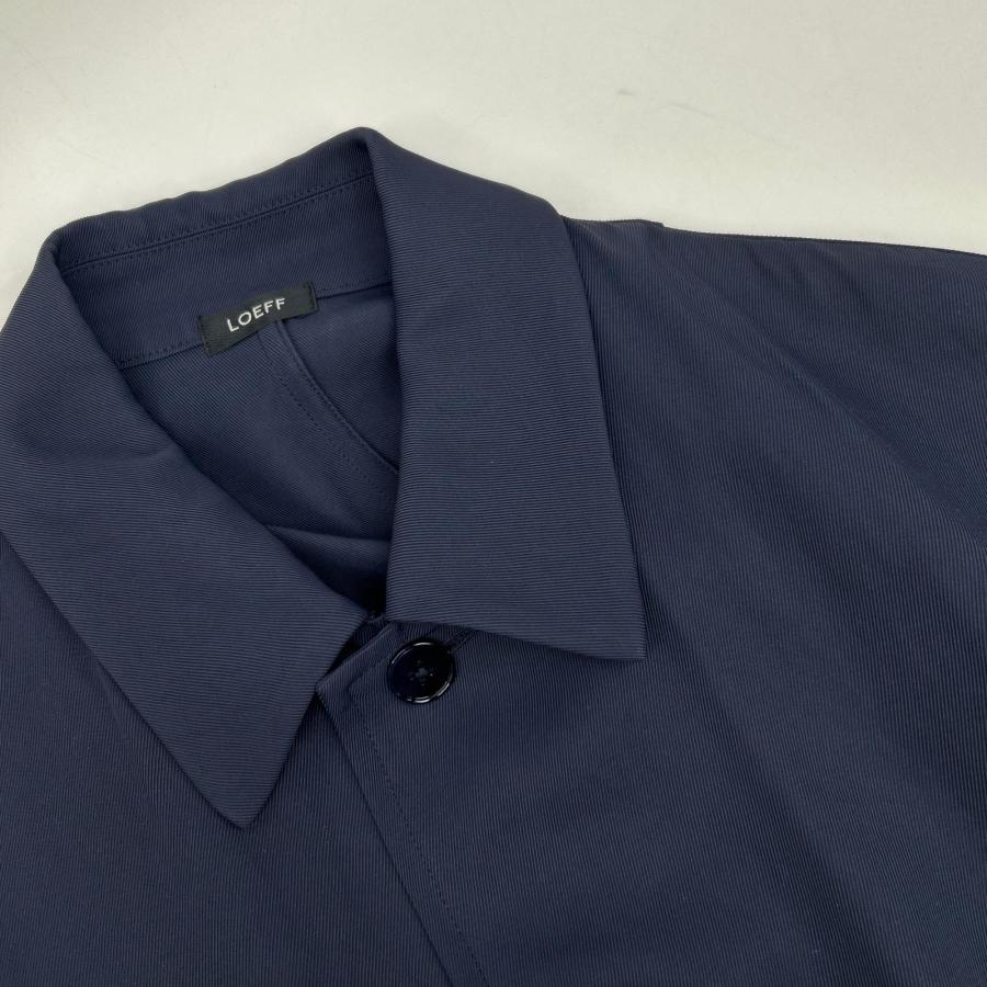 LOEFF ロエフ 23年 8826ー0234ー00086 ネイビー シャツワンピース ネイビー 0 ワンピース アセテート レディース 中古_6