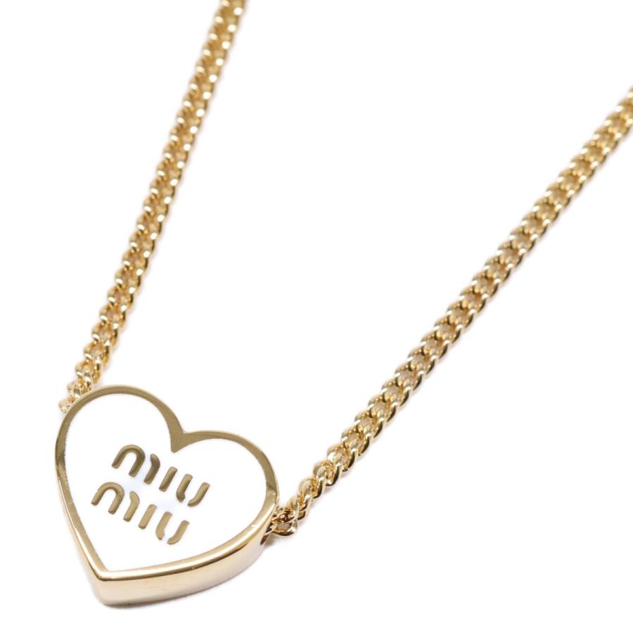 miu miu（ミュウミュウ） 新品同様 5IC257 2IE2 F061C ハートモチーフ