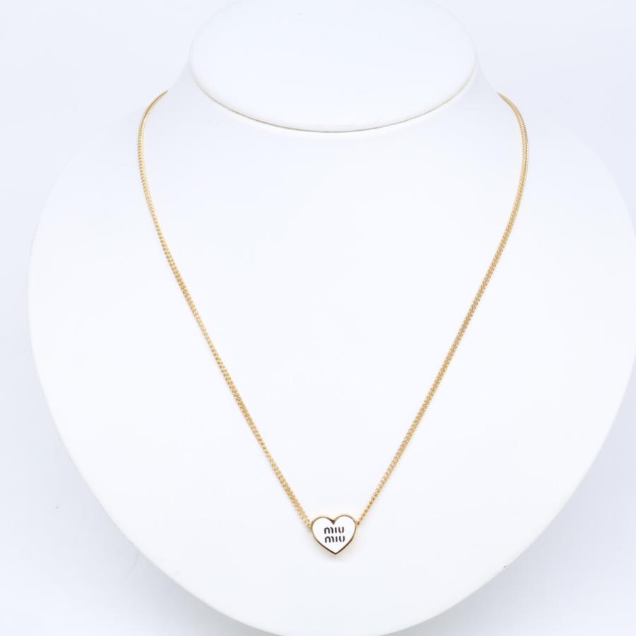 miu miu（ミュウミュウ） 新品同様 5IC257 2IE2 F061C ハートモチーフ