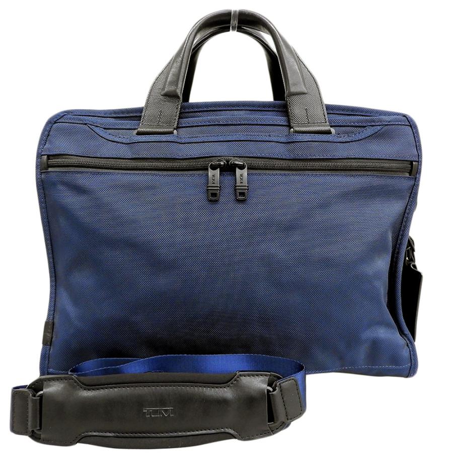 【美品】TUMI×SHIPS別注 アルファ2 ビジネスバッグ 紺 ブリーフケース TUMI（トゥミ） SHIPS別注 ALPHA2 2WAY ブリーフケース ビジネスバッグ