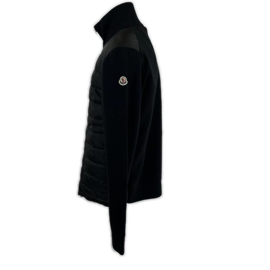 MONCLER モンクレール 【新品同様/25年製】K20919B50700 CARDIGAN TRICOT ニット/ナイロン切替 ジップアップ ダウンジャケット L MONCLER（モンクレール） 新品同様/25年製 K20919B50700 CARDIGAN