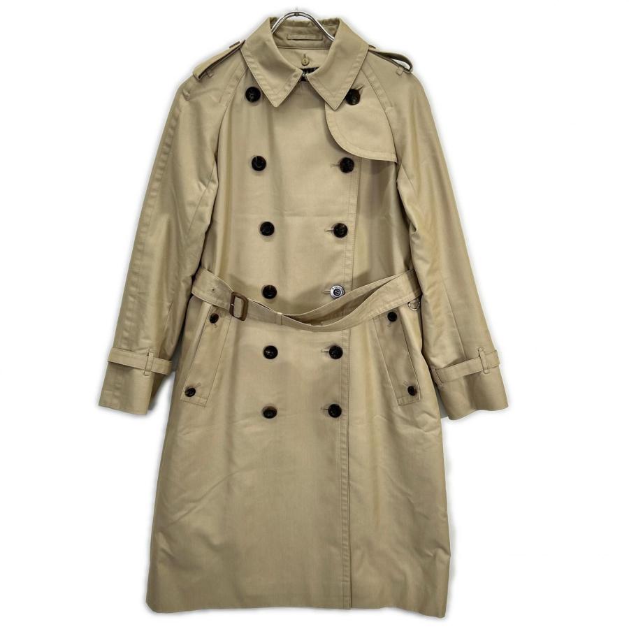 Aquascutum アクアスキュータム 5005150000-82 ベージュ ライナー付き トレンチコート ベージュ 6 コート コットン レディース 中古_1