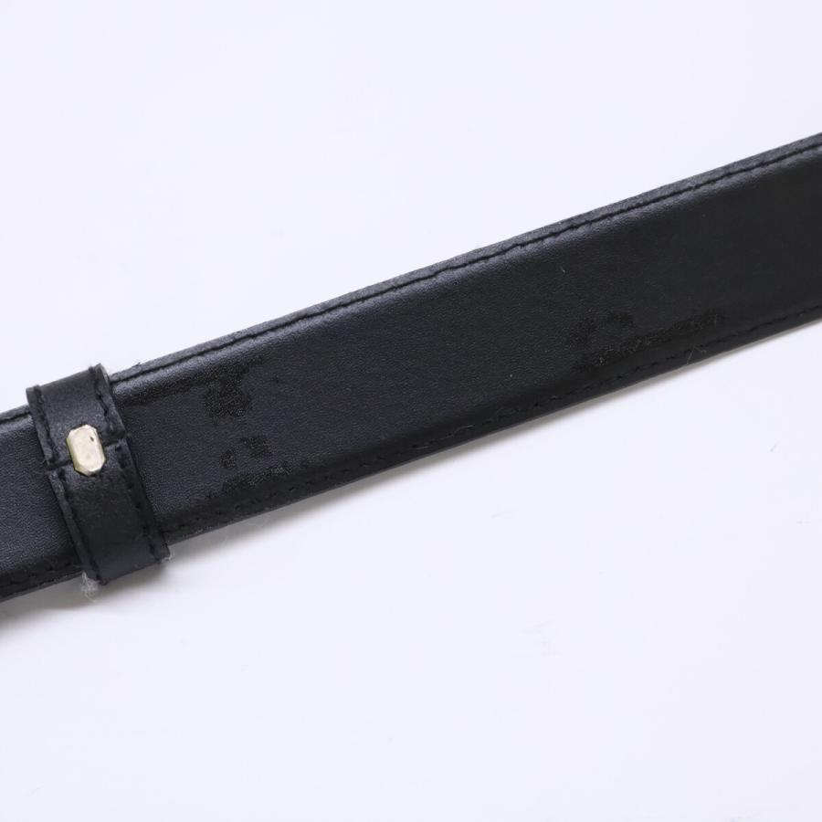 MONTBLANC（モンブラン） ゴールドバックル レザー ベルト メンズ
