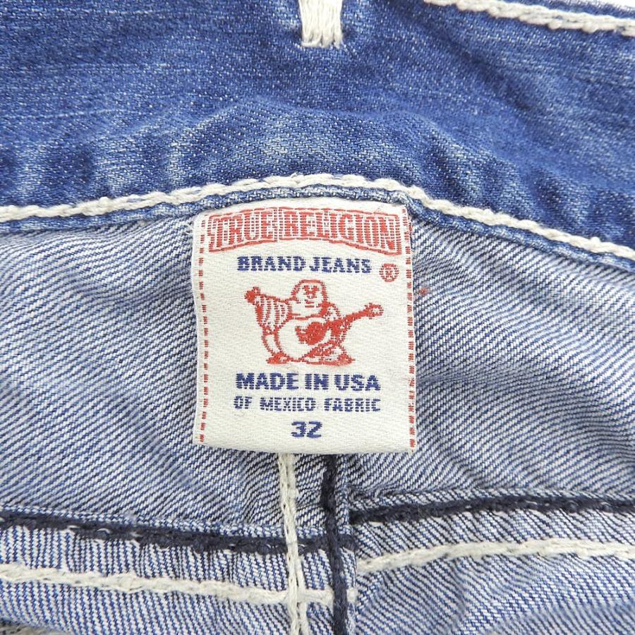 TRUE RELIGION（トゥルーレリジョン） 美品 ストレート ダメージデニム