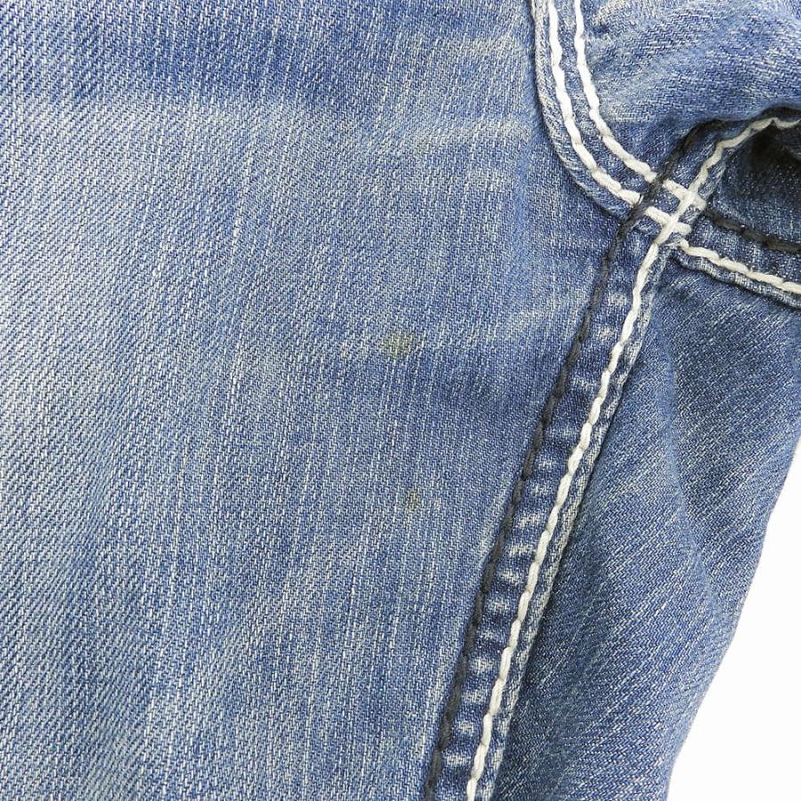 TRUE RELIGION（トゥルーレリジョン） 美品 ストレート ダメージデニム