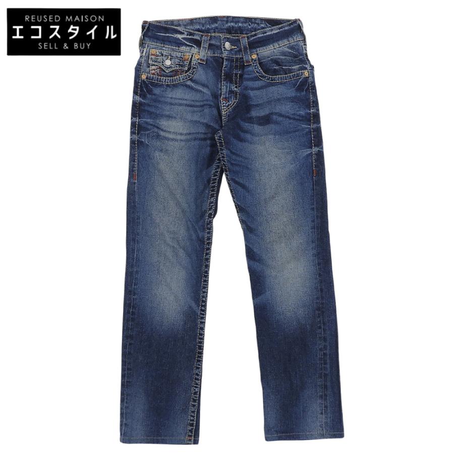 TRUE RELIGION（トゥルーレリジョン） 美品 スリム ダメージデニム 