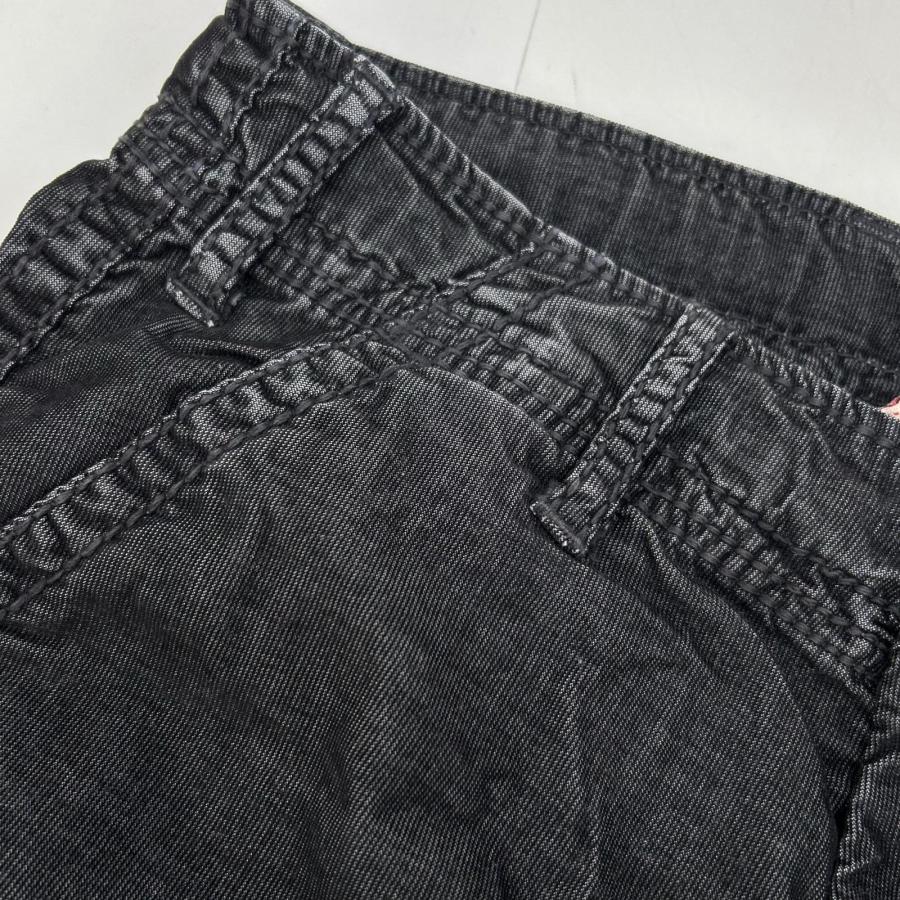 TRUE RELIGION（トゥルーレリジョン） ブラック カーゴパンツ ブラック