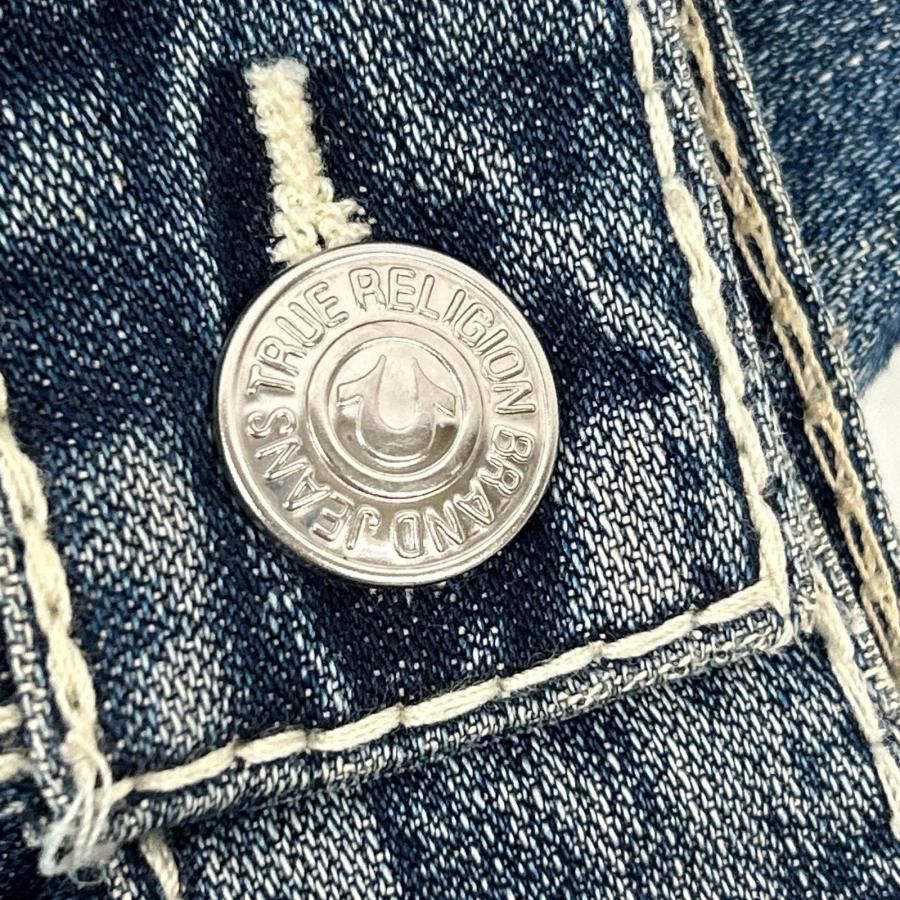 TRUE RELIGION デニムジャケット JIMMY BIG QT TRUE RELIGION（トゥルーレリジョン） インディゴ JIMMY BIG QT デニム