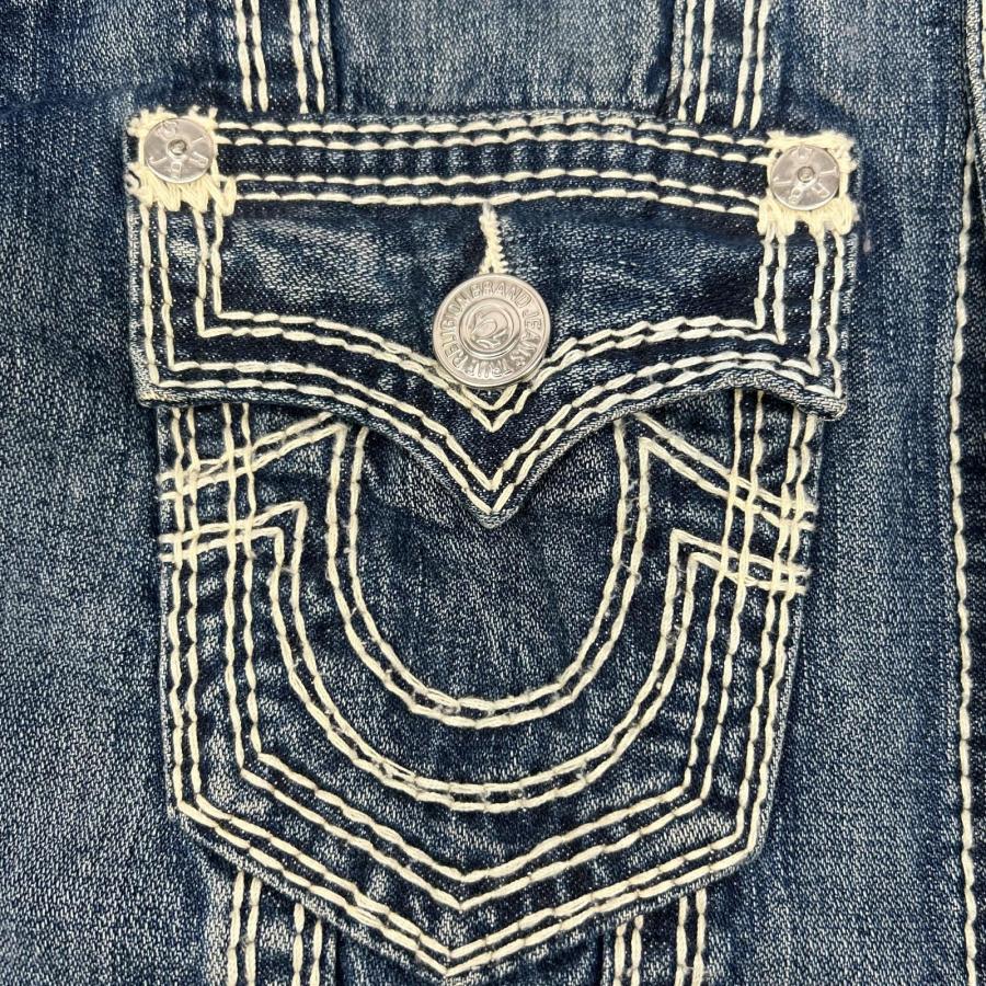 TRUE RELIGION デニムジャケット JIMMY BIG QT TRUE RELIGION（トゥルーレリジョン） インディゴ JIMMY BIG QT デニム