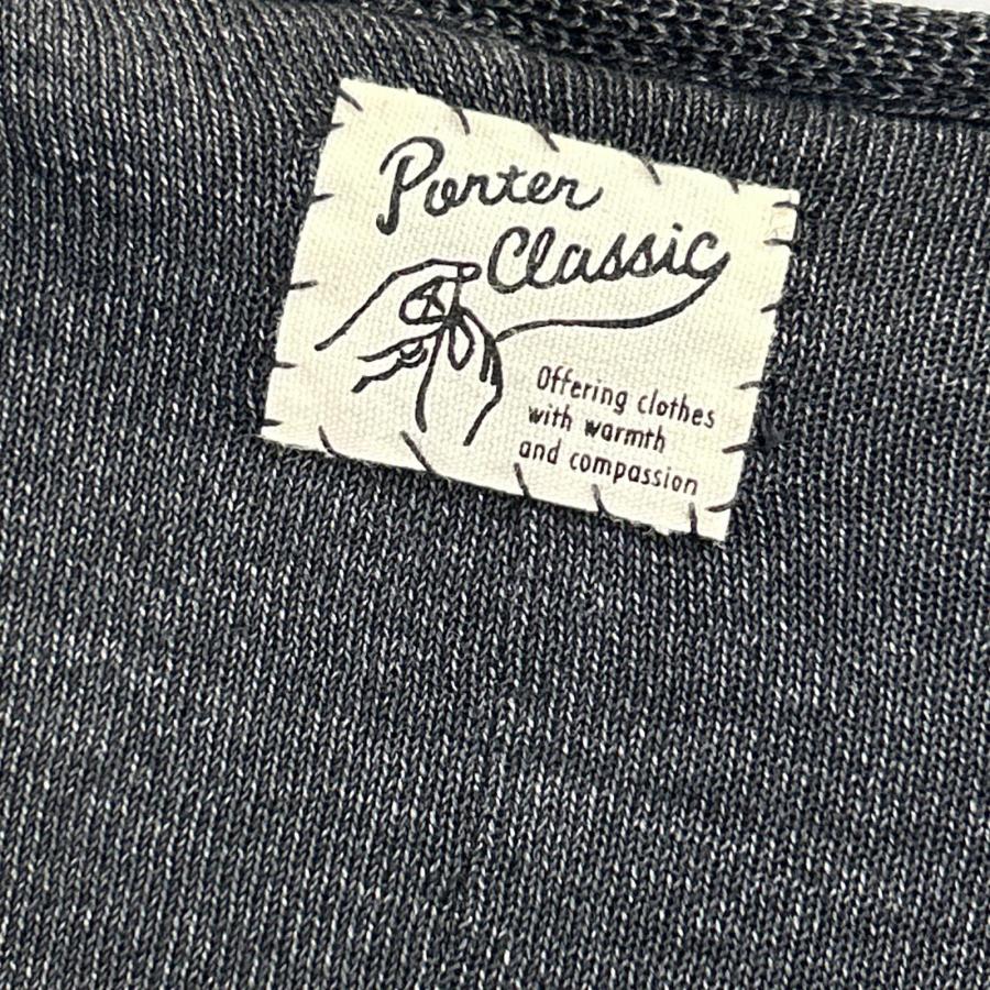 PORTER CLASSIC（ポータークラシック） ブラック パッチワーク ニット