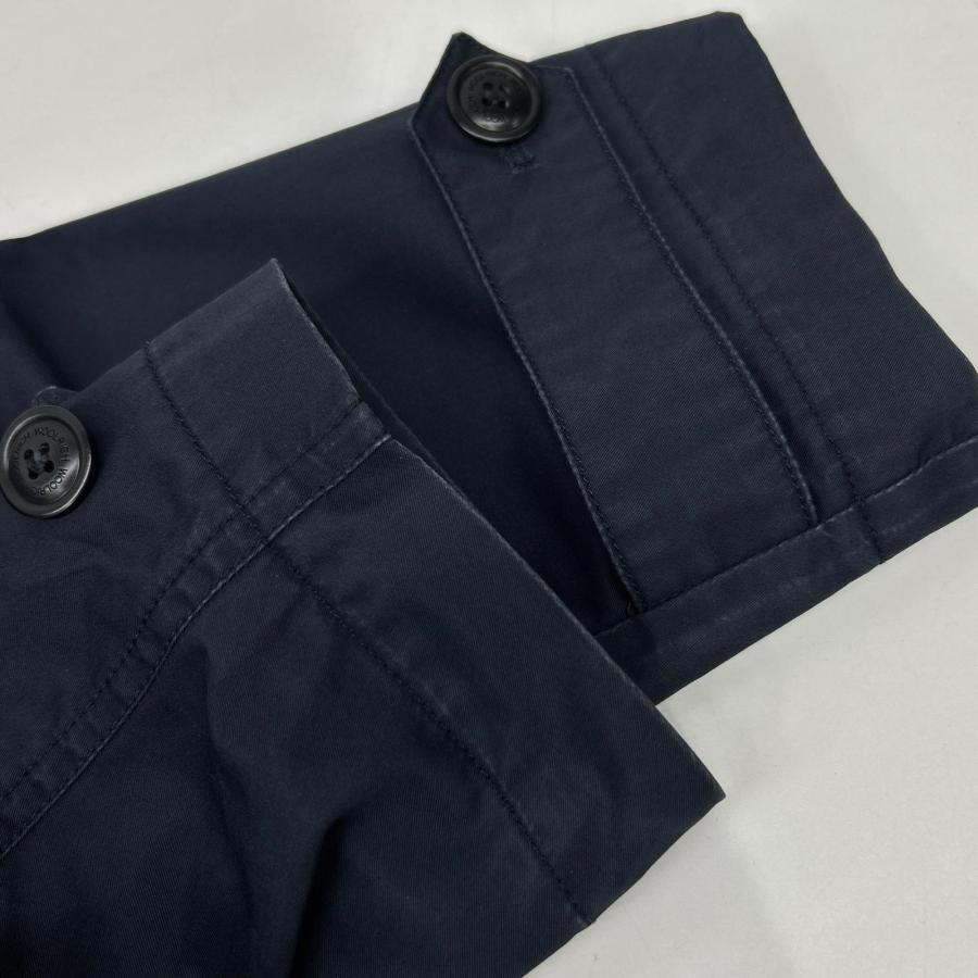 WOOLRICH（ウールリッチ） ネイビー ラビットファー ナイロン モッズ