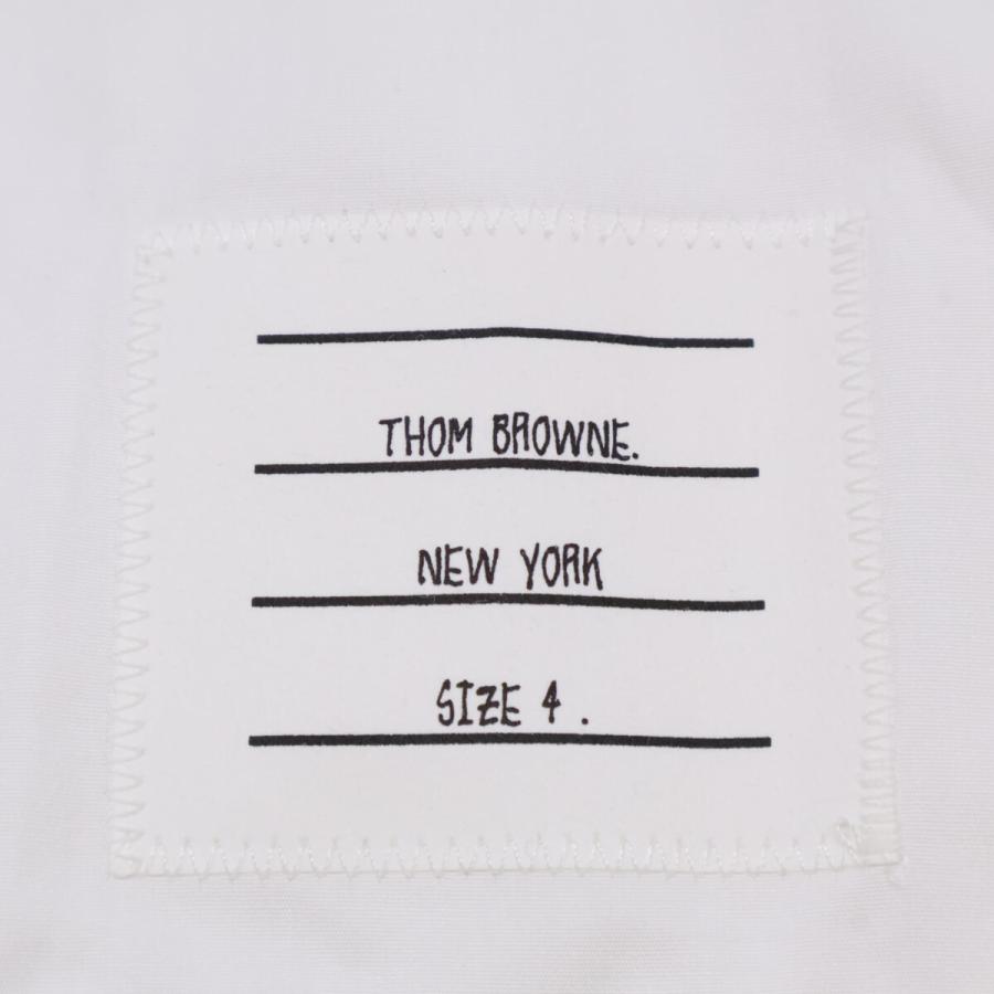 新品未使用   THOM BROWNE トムブラウン PATCH POCKET ROBE W/ PIPING IN POPLIN ROBE 4 メンズの画像