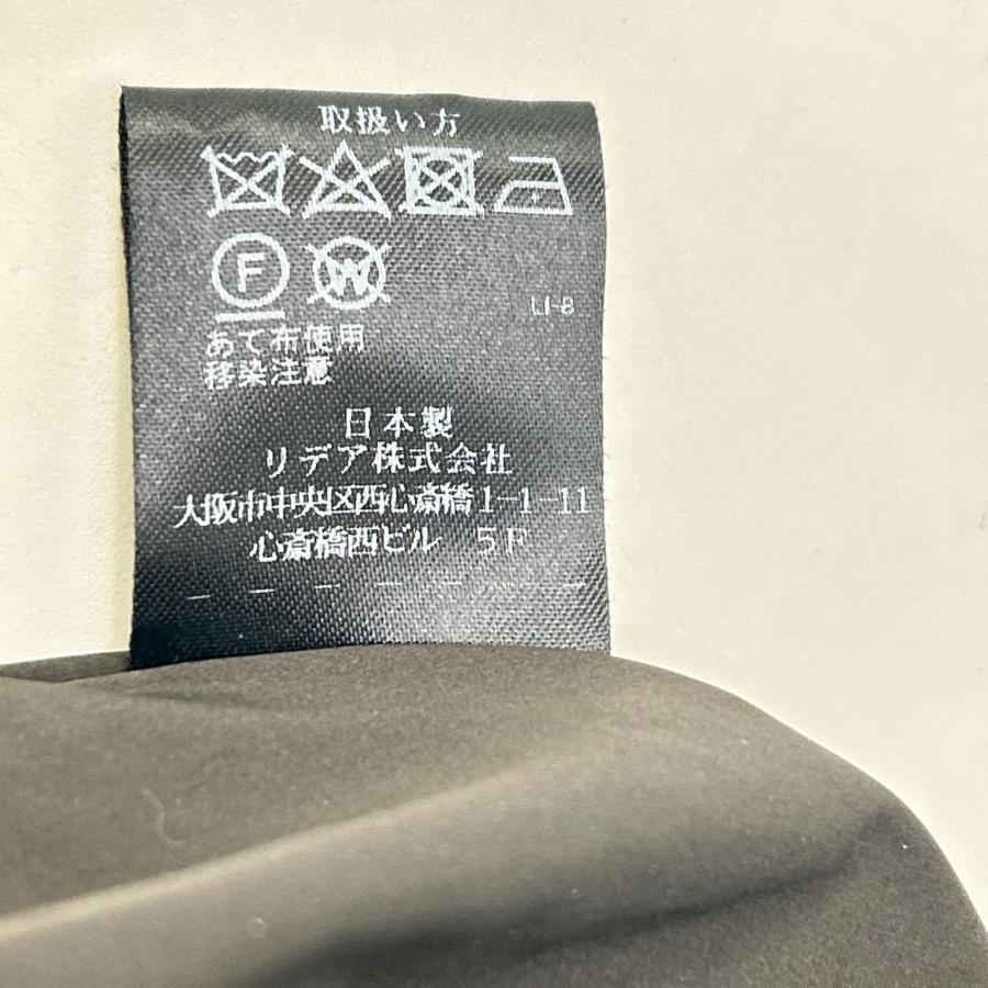 Cruciani クルチアーニ CDM4501 ブラック シルク ベルト付き ロングコート ネイビー 38 コート シルク レディース 中古_4