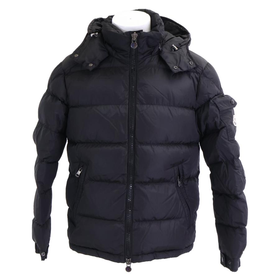 MONCLER フード付きダウンジャケット ブラック MAYA 02 MONCLER（モンクレール） /24年製 MAYA フード付ダウンジャケット 2