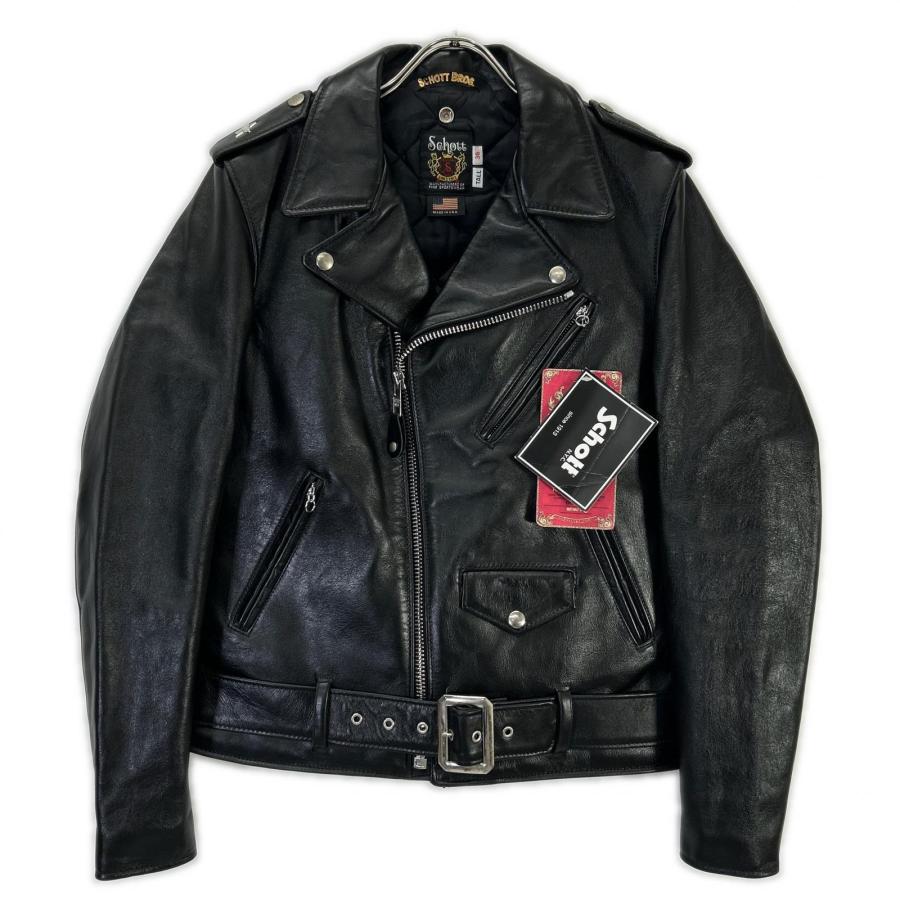 メンズ Schott NYC ホースハイド レザージャケット 36