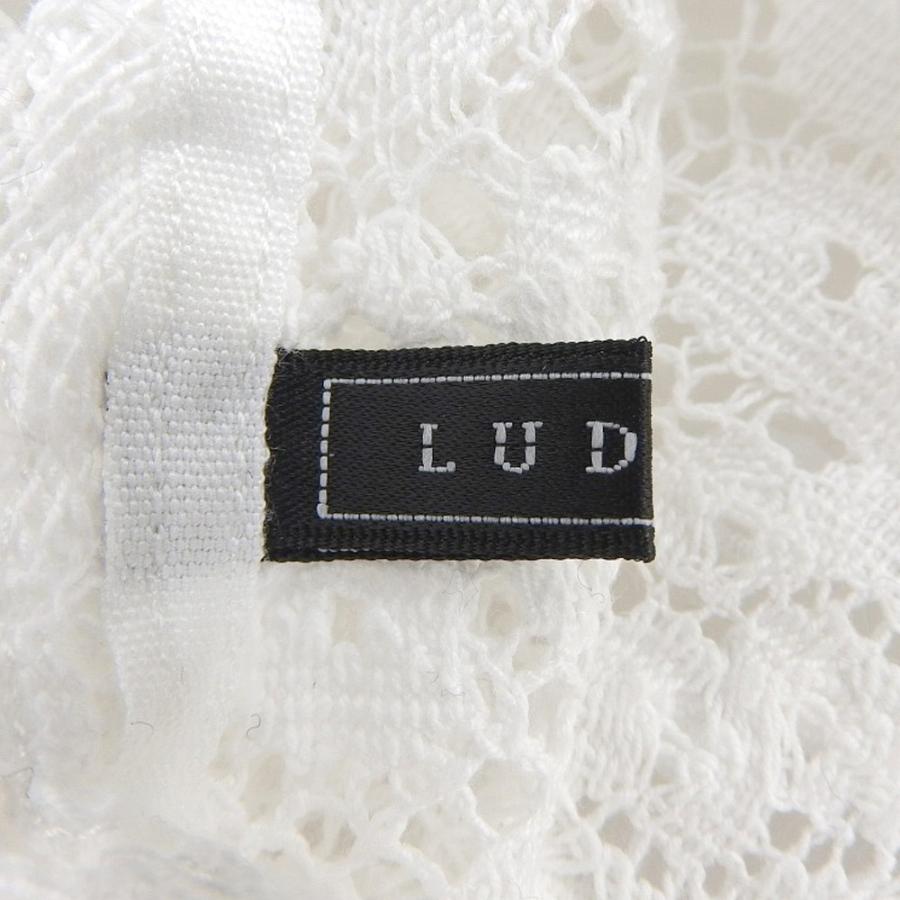 LUDLOW ラドロー レースショッピングバッグ ホワイト 白