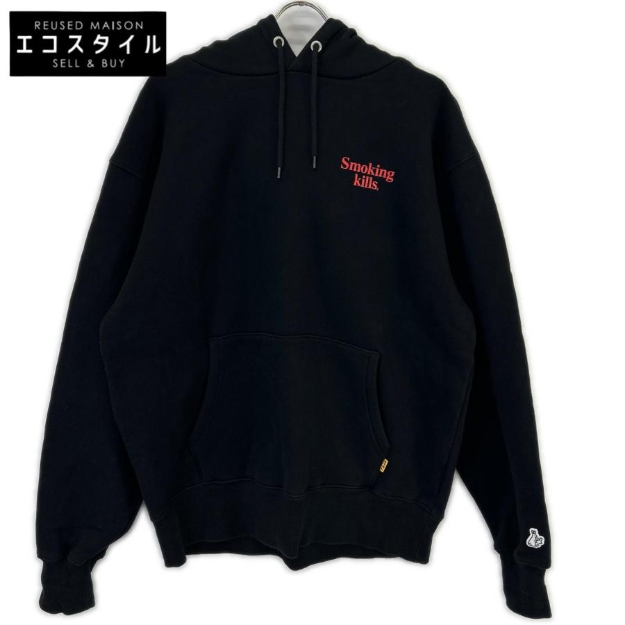 FR2 エフアールツー ブラック Smoking kills パーカー L トップス