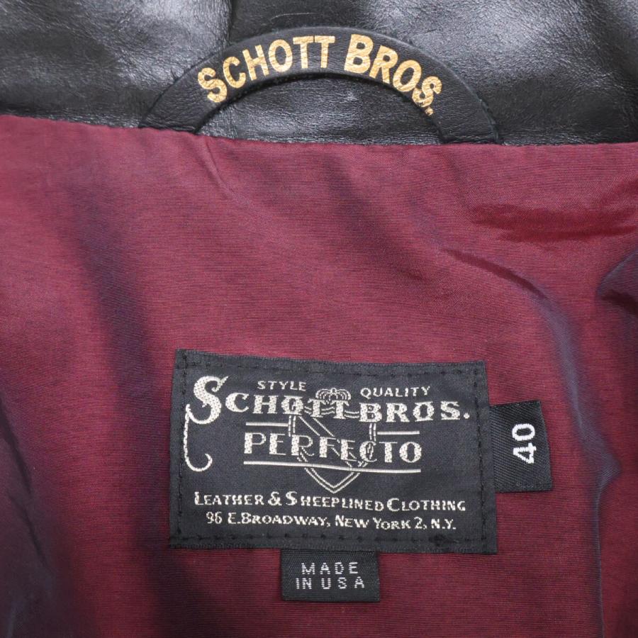 Schott N.Y.C（ショット） SCHOTT 7660 ブラック ニューカーコート