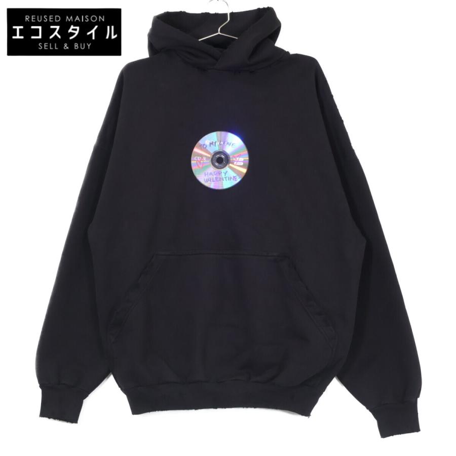 BALENCIAGA バレンシアガ 【国内正規/23年製】739024 VALENTINE CD HOODIE プルオーバー パーカー L BALENCIAGA（バレンシアガ） 国内正規/23年製 739024 VALENTINE CD