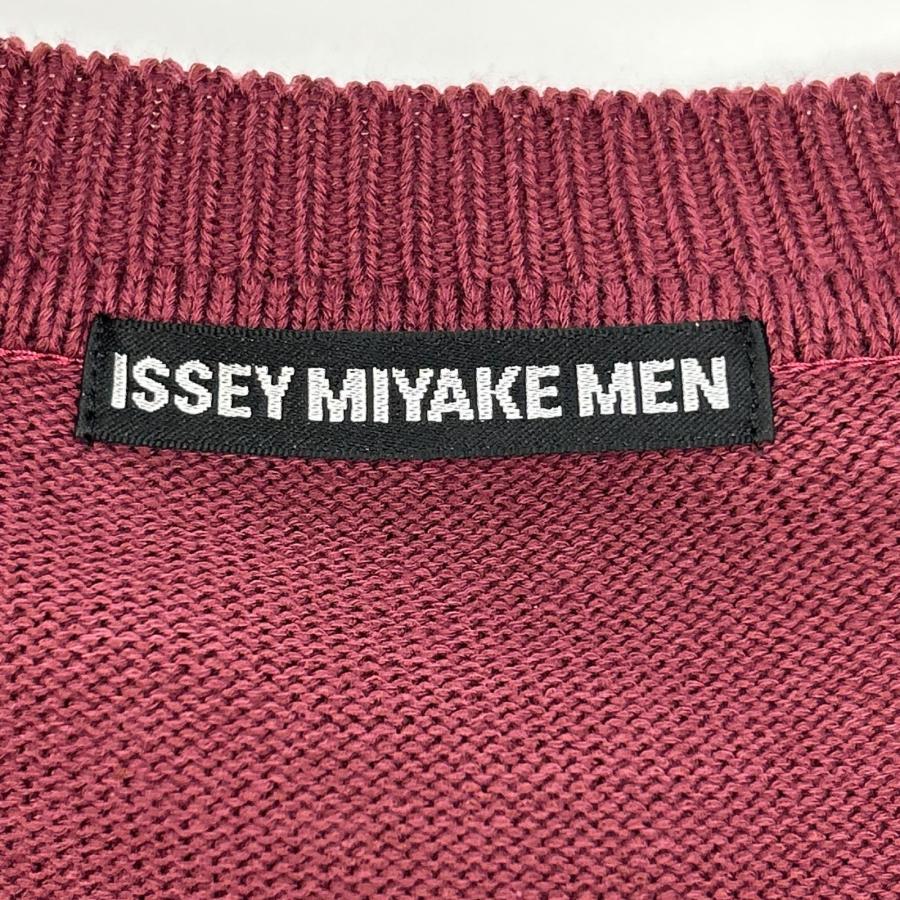 ISSEY MIYAKE MEN イッセイミヤケメン ME01KN198 ボルドー クルー 