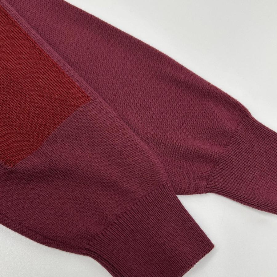 ISSEY MIYAKE MEN イッセイミヤケメン ME01KN198 ボルドー クルーネックニット 1 ISSEY MIYAKE MEN イッセイミヤケメン ME01KN198 ボルドー クルー