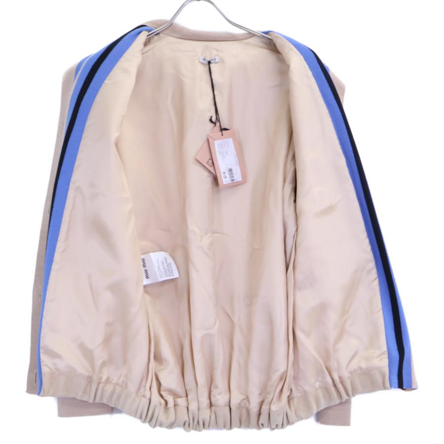 美品MIU MIU スプリングコート ハンガー付き36 miu miu（ミュウミュウ） 新品同様/国内正規 MPV751 BLOUSON スエード