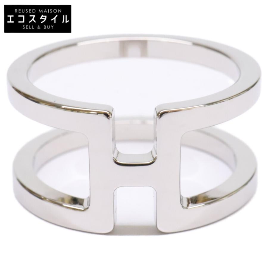 【美品】エルメス スカーフリング Hマーク エンブレム 美品 HERMES エルメス H・アン・ロン スカーフリング レディース