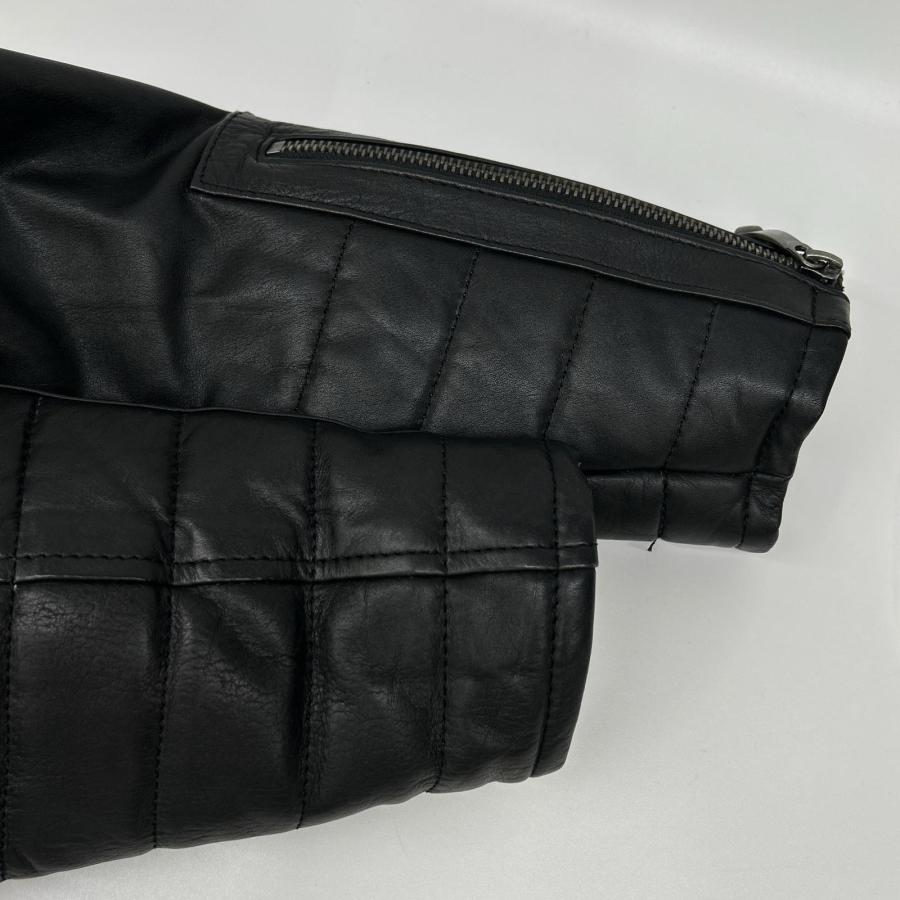 helstons ヘルストン ブラック レザー ジャケット S メンズ 中古