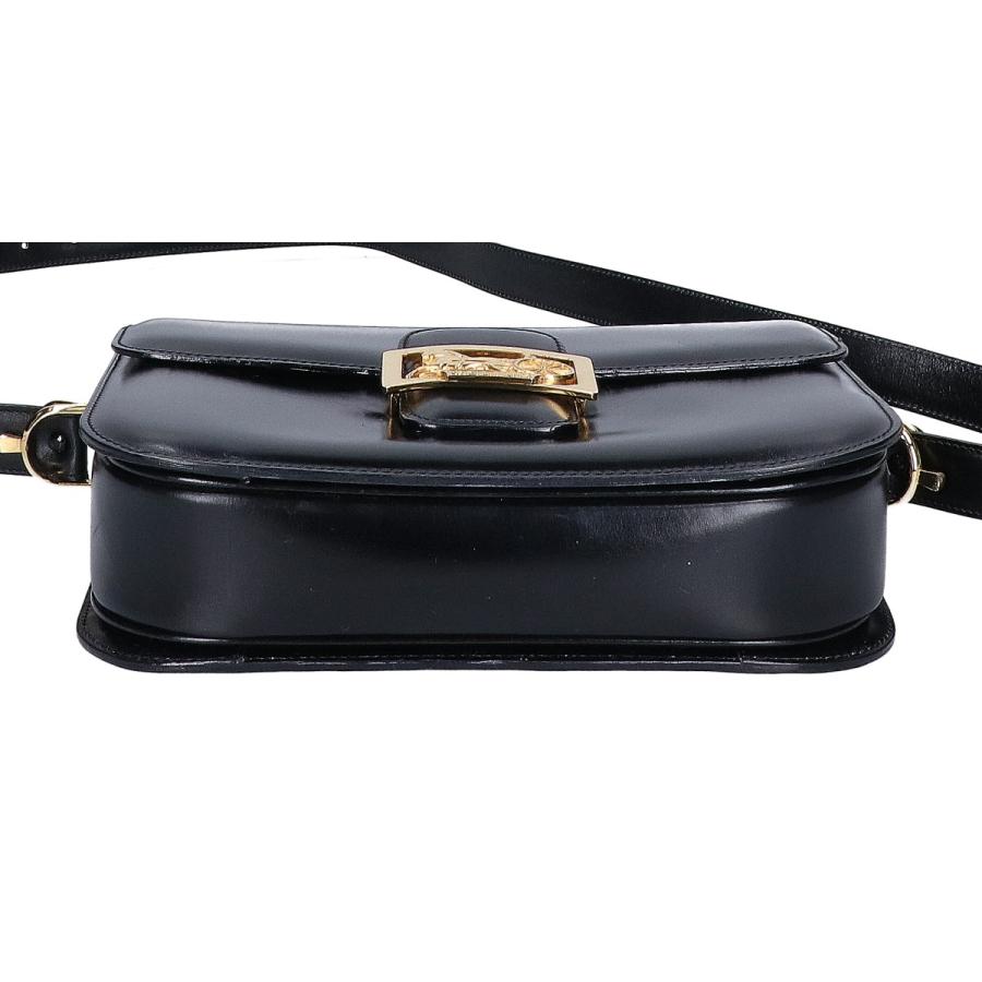 CELINE（セリーヌ） ヴィンテージ 馬車金具 レザー フラップ