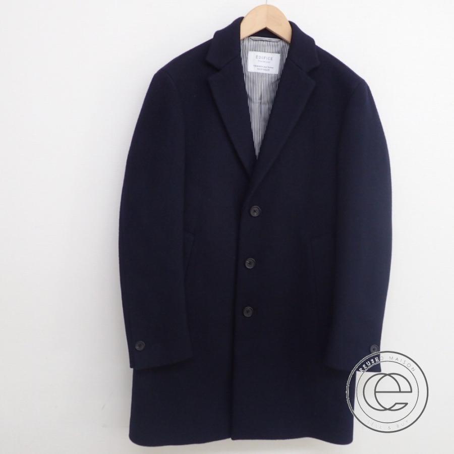 新品同様 16aw Edificeエディフィス 16 0 300 1002 3 0 ウール 100 S 綾 メルトン チェスターコート44 ブランドショップエコスタイル 通販 Yahoo ショッピング