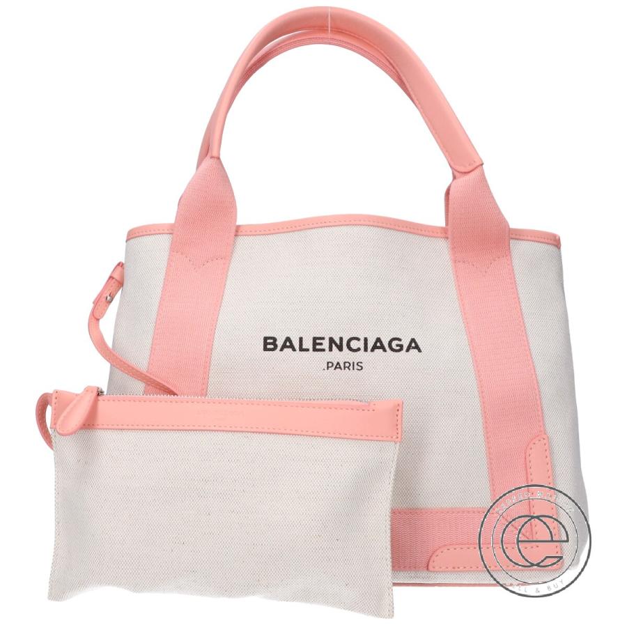 Balenciaga バレンシアガ Navy Cabas ネイビーカバ S トートバッグ トートバッグ アイボリーピンク レディース ブランドショップエコスタイル 通販 Yahoo ショッピング