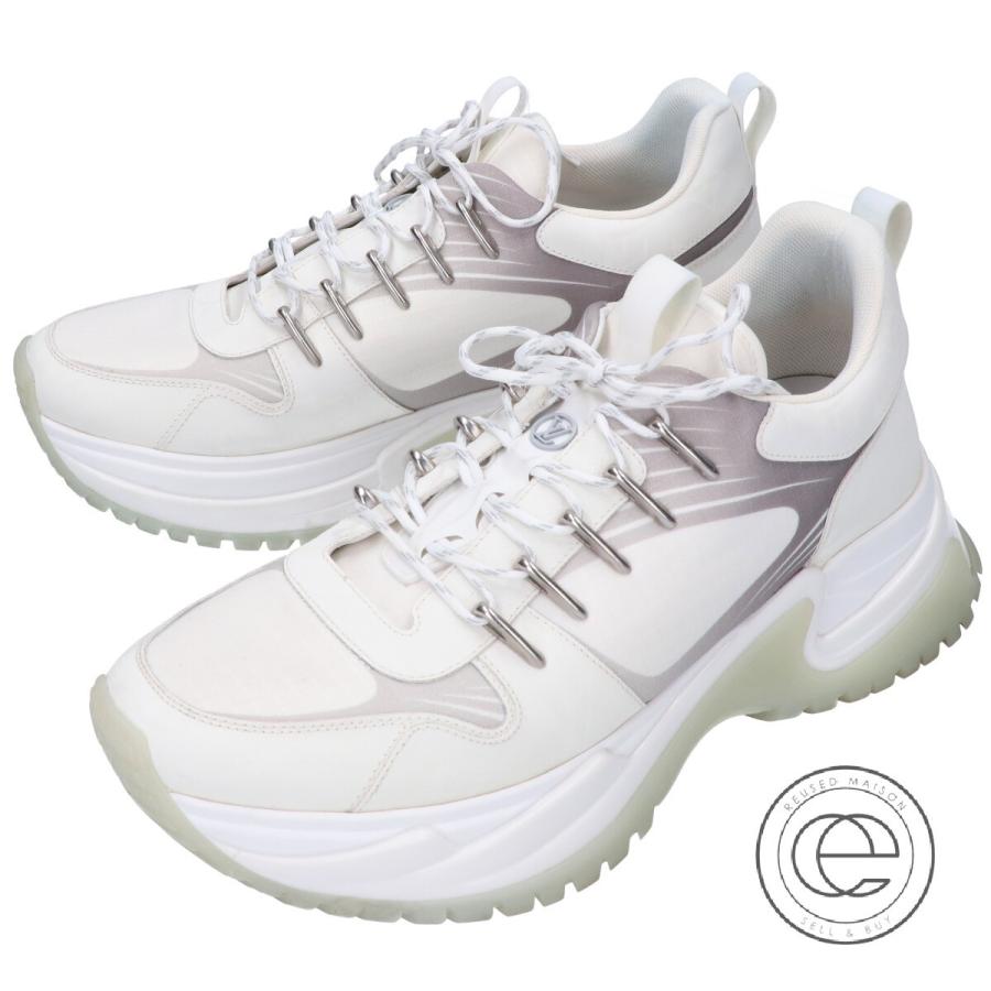 Louis Vuitton 格安店 ルイ ヴィトン Run Away Pulse Sneaker スニーカー パルス ホワイト ランアウェイ 8 ライン メンズ