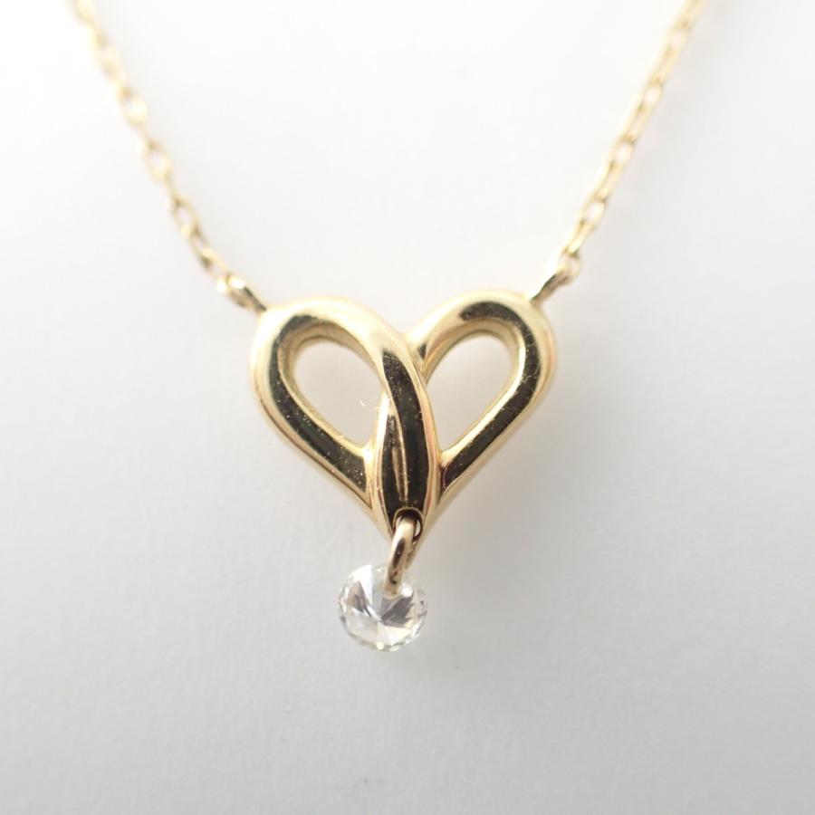 Ahkahアーカー Vc クリスマス限定 K18yg ダイヤモンドフィルージュハートプチスウェイプレーンネックレス イエローゴールド ブランドショップエコスタイル 通販 Yahoo ショッピング