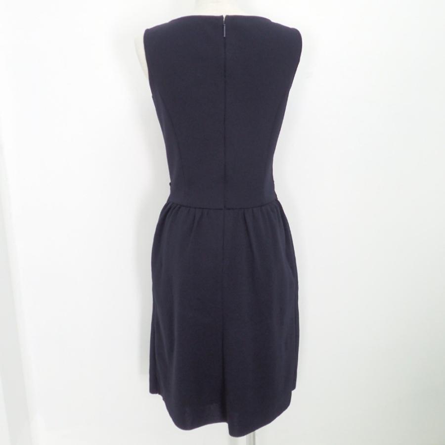 新品 定価5万9400円 Reneルネ 6612560 カメリアボタン ニットノースリーブワンピース34 ネイビー レディース 2881000000062022 ブランドショップエコスタイル 通販 Yahoo ショッピング