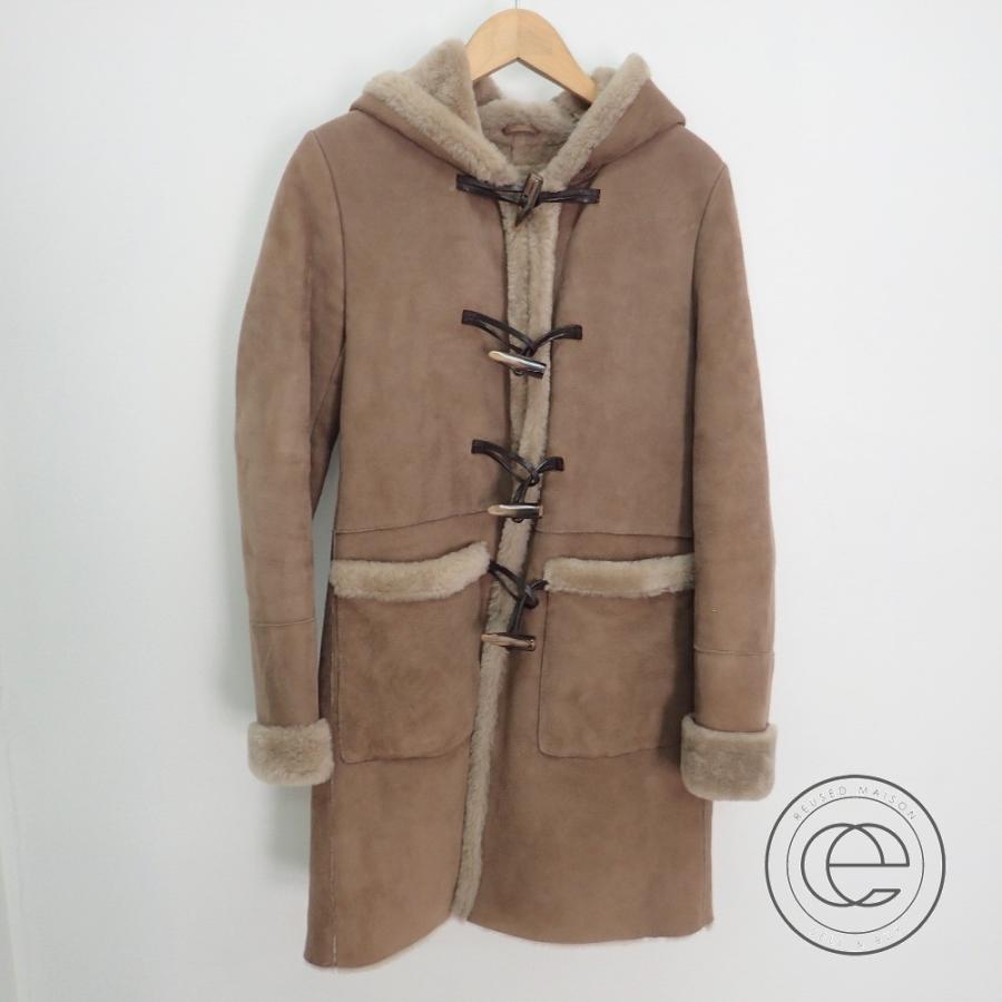 国内正規 Emmetiエンメティー ラムムートン レディース ダッフルコート レディースファッション ブラウン Emmetiエンメティー ブランドショップエコスタイル ダッフルコート36 人気満点